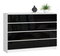 Komoda Keanu III (crna s visokim sjajem)