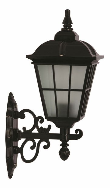 Vanjska zidna svjetiljka- Darshan (crna)