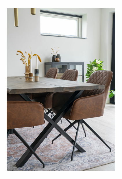 Koberec Hemeria 7 (modrá + oranžová)