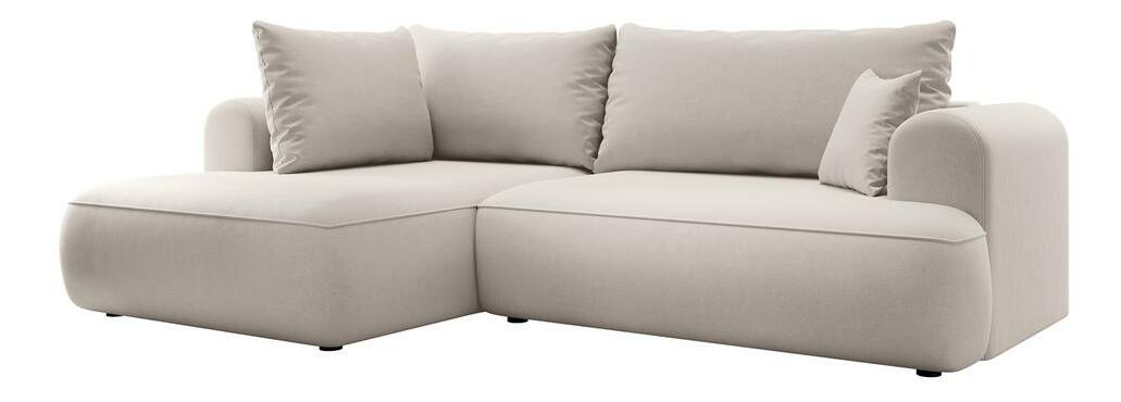 Kutna garnitura Olivo II (L) (bijela + crna)