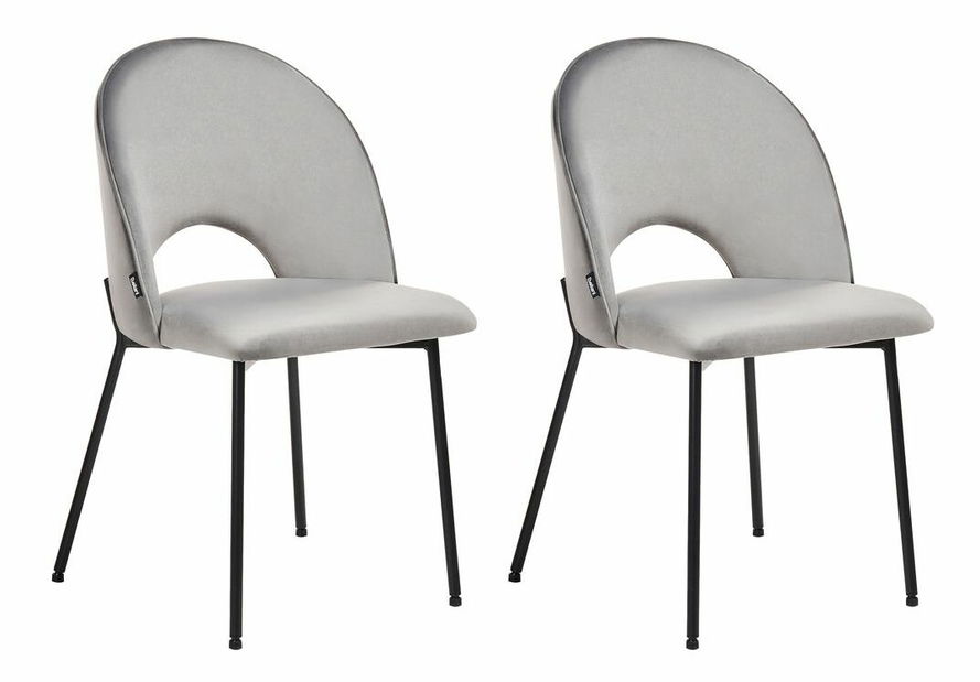 Set blagovaonskih stolica 2 kom. CAVEL (poliester) (siva)
