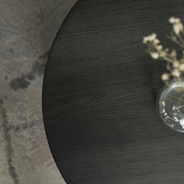 Set 2 ks konferenčných stolíkov Liloo (čierna) 