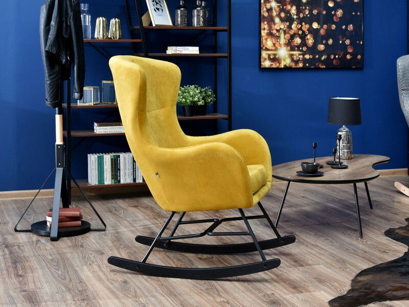 Fotelja Nesia (žuta + crna)