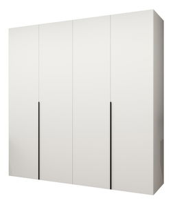 Dulap de haine 200 cm Alice 1 (alb + Negru)