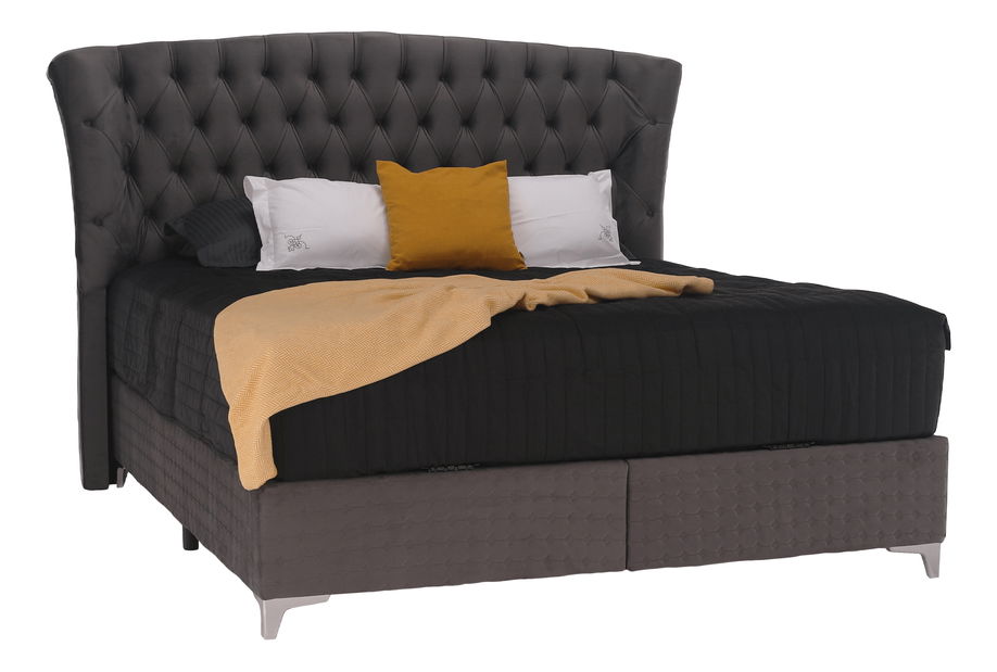 Manželská posteľ 180 cm Meilani 180 (sivá)