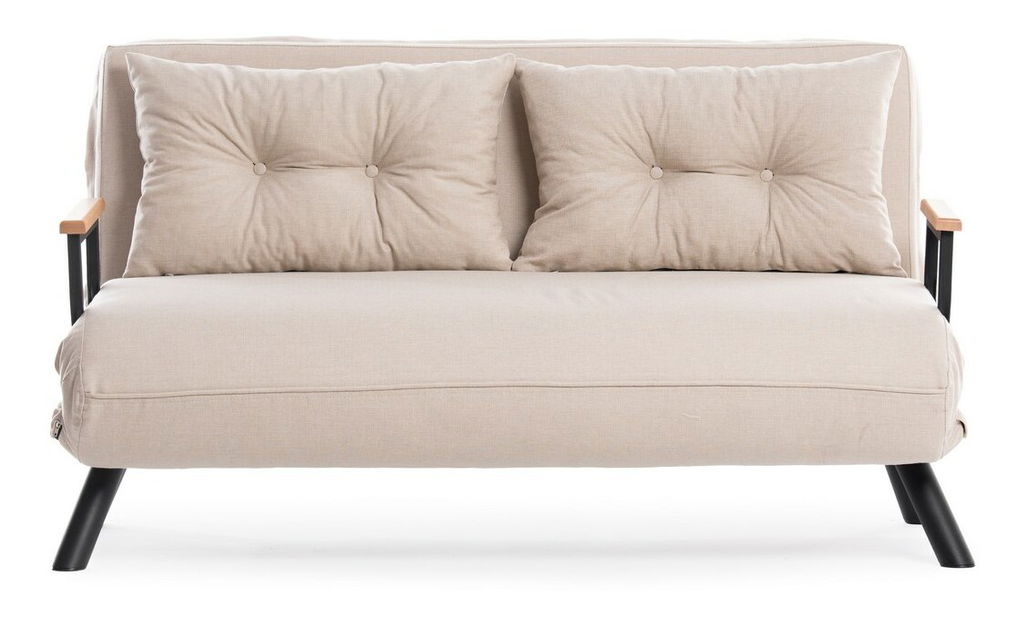 Kanapé futon Sandy (krém)