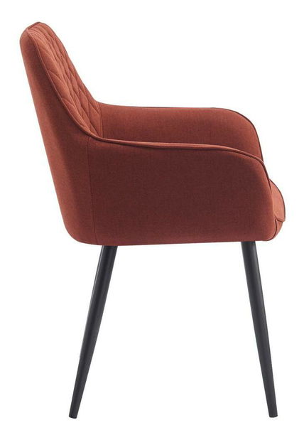 Dizájnos fotel Oskarsi (barna + fekete) 