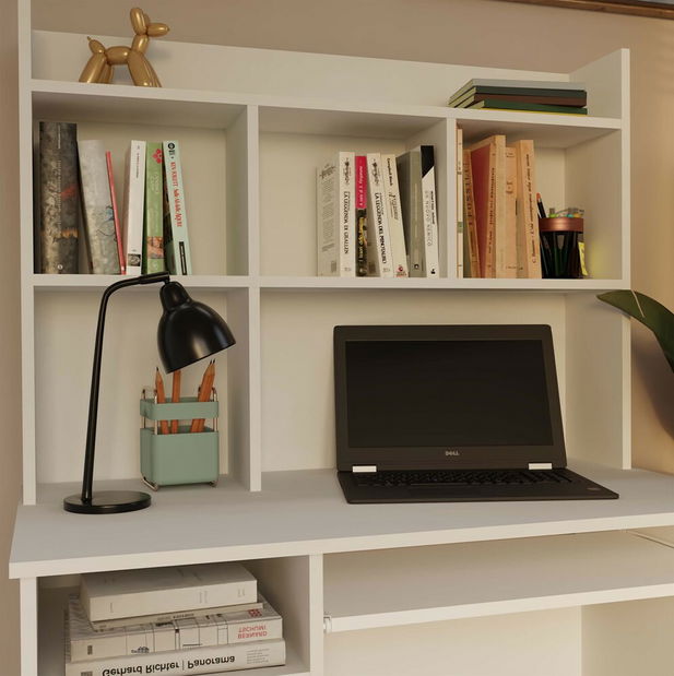 Nadstavba na PC stolík Navegacion 1 (biela)