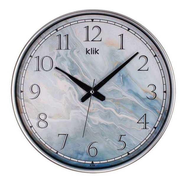 Nástenné hodiny Ulla (strieborná)