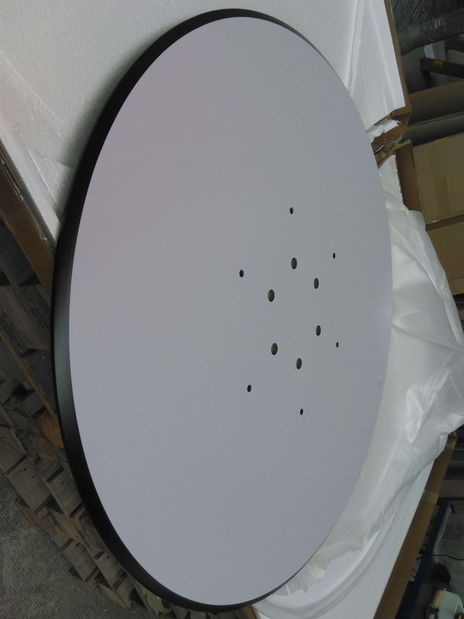 Masă de sufragerie – Signal – Alphonse (gri + negru) (pentru 4 persoane) *resigilat