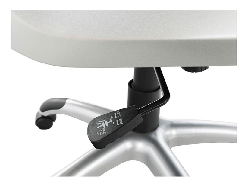 Irodai fotel Afra textilbőr (fehér + fekete)