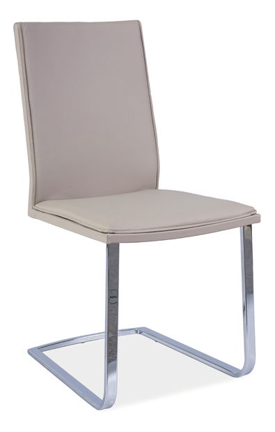 Jedálenská stolička Cezar II (cappuccino + chróm)