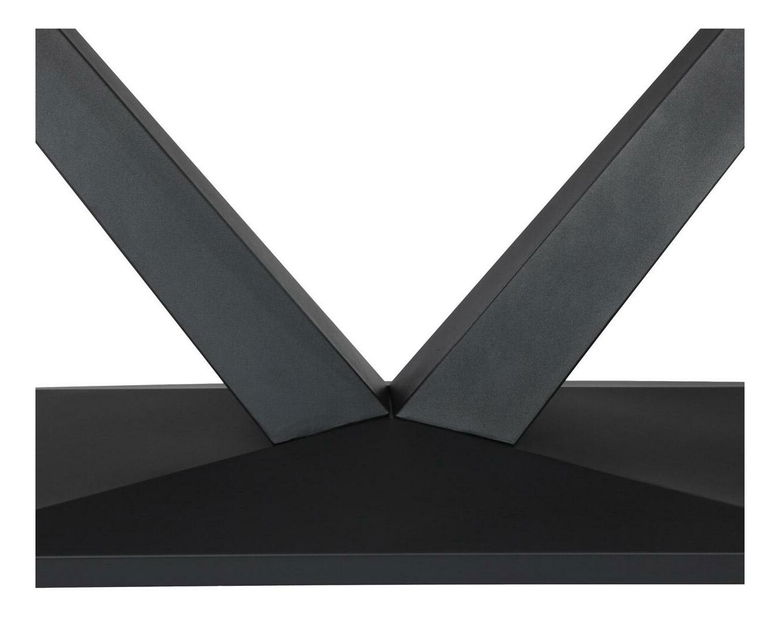 Masă sufragerie extensibilă Hundio (alb) (pentru 4-8 persoane)