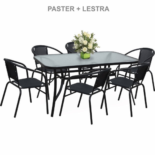 Vrtni stol Pannal (crna) 