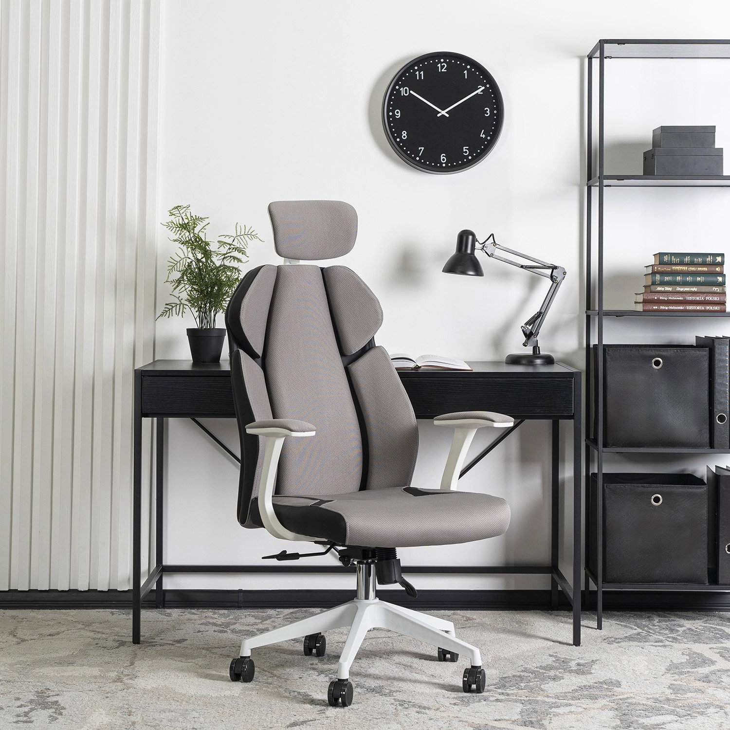 Irodai szék Dunop (fekete + fehér) 