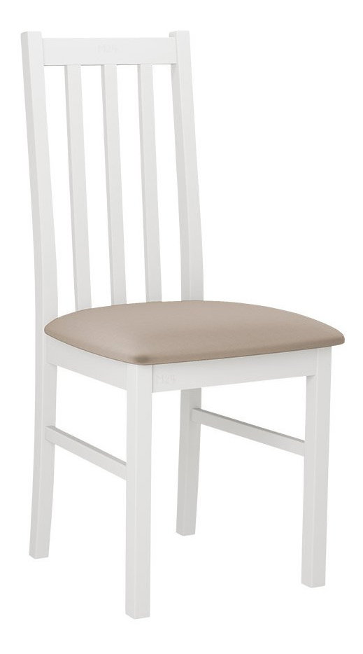 Jedálenská stolička Dalam X (krémová + biela)