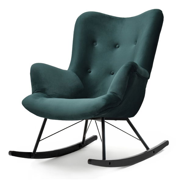 Fotoliu relax Laurentino (verde + negru)