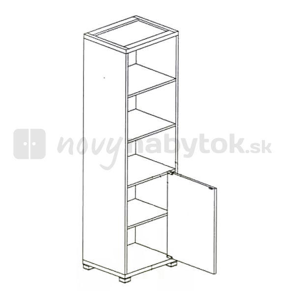 Polcos szekrény Oshario FP C 01