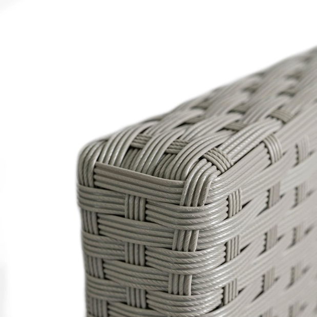 Set mobilier de grădină Comidas (gri) (pentru 7 persoane)