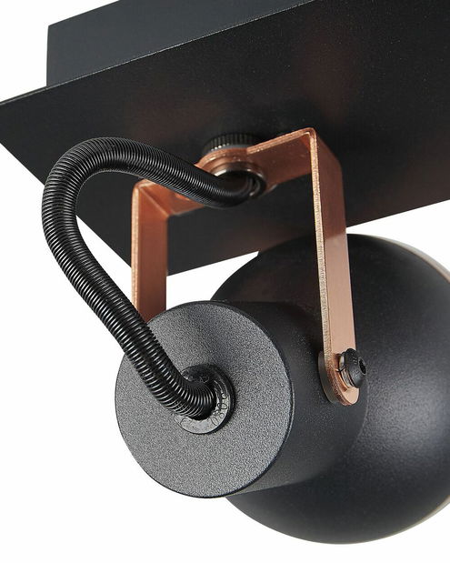 Stropné svietidlo Braulio (medená + čierna)