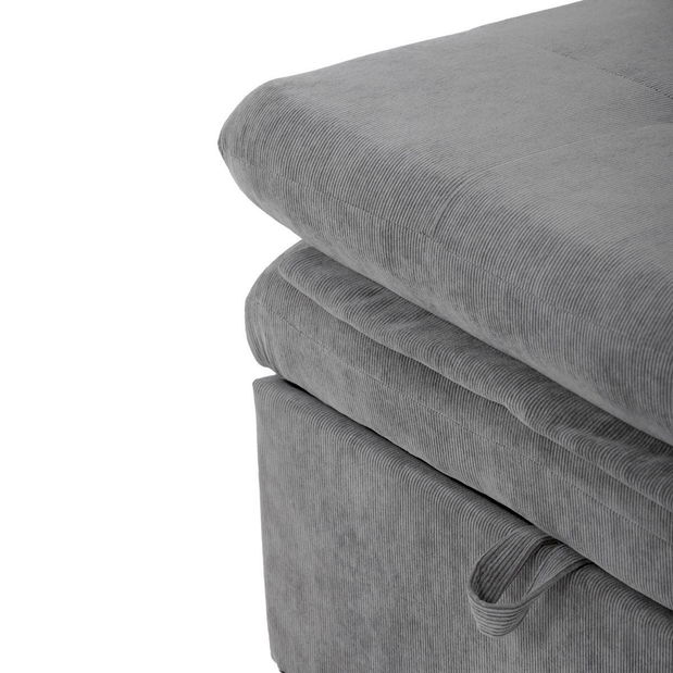 Canapea extensibilă Ajena (gri deschis)