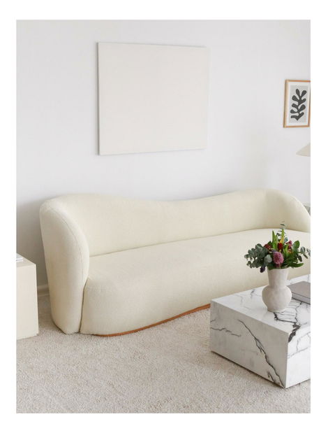 Háromszemélyes kanapé Slenarzo (fehér)