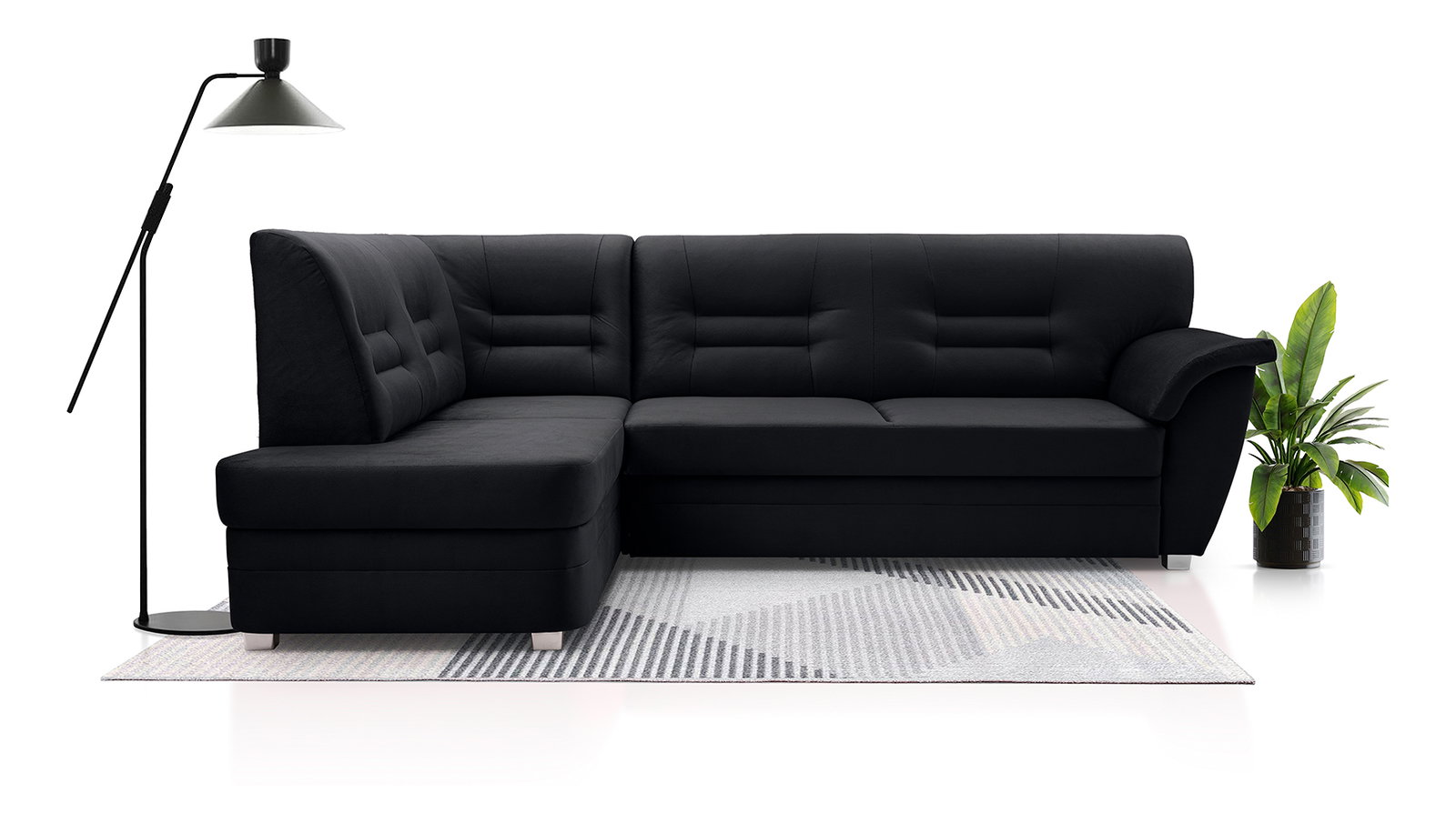 Kutna garnitura- Janeen (crna) (L)