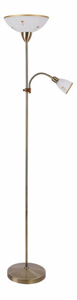 Állólámpa Art Flower 4009 (bronz + rizskő üveg)