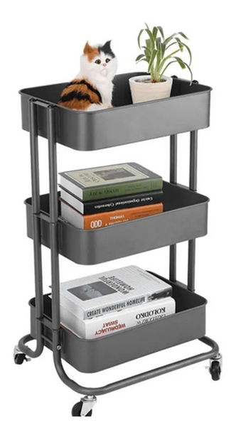 Príručný stolík Raddy (sivá)