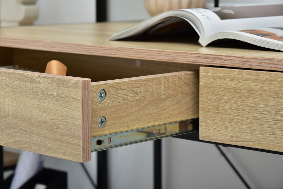 PC stolík Unica (sonoma + čierna)