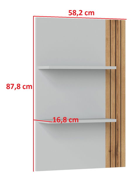 Polička Veresa P02 (popol + dub coast evoke)