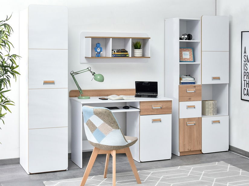 Mobilier cameră studenți Clerigo 02 (alb)