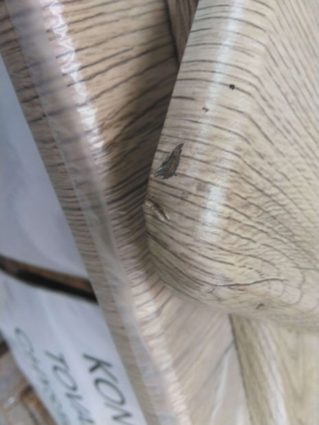 Étkező szett Pacientes (világos tölgy + fekete)(4 fő rsézére) *bazár