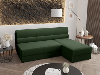 Sarok ülőgarnitúra Radiant L1 (zöld) (J)