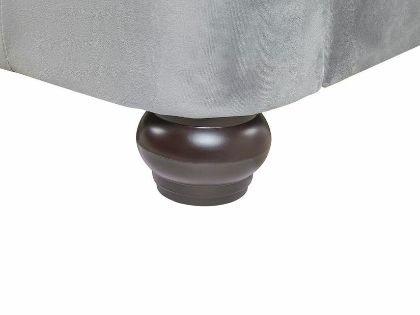 Manželská posteľ 180 cm CAVILLA (s roštom) (sivá)