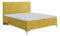 Bračni krevet Boxspring 140 cm Ricky (limeta) (s madracem i prostorom za odlaganje)