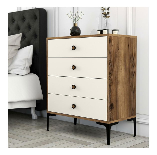 Comodă Logan 540 (Nuc + Crem)