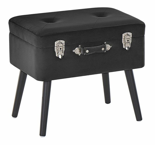 Taburetka Malita (čierna)