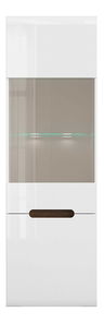 Vitrina Azteca Trio REG1W1D/19/6 (bijela + sjaj bijeli)  