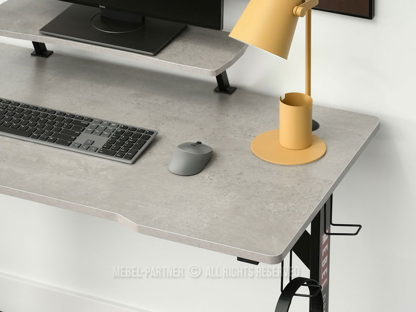 Masă PC Matts 115 (beton + negru)