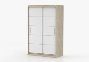 Dulap de haine Nestor 06 (stejar sonoma + alb)