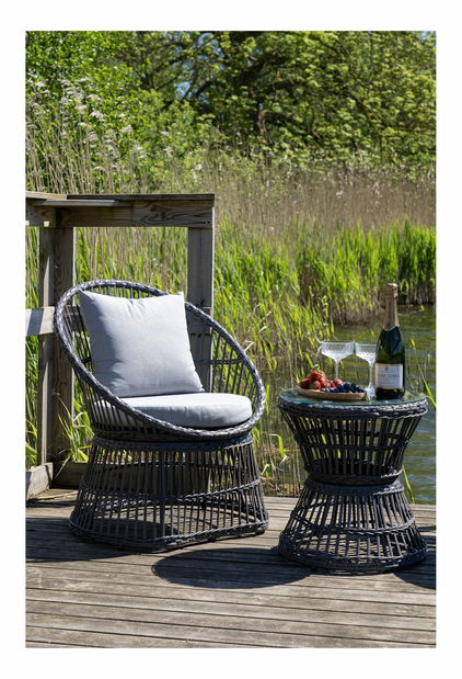 Záhradný set Naderia (sivá)