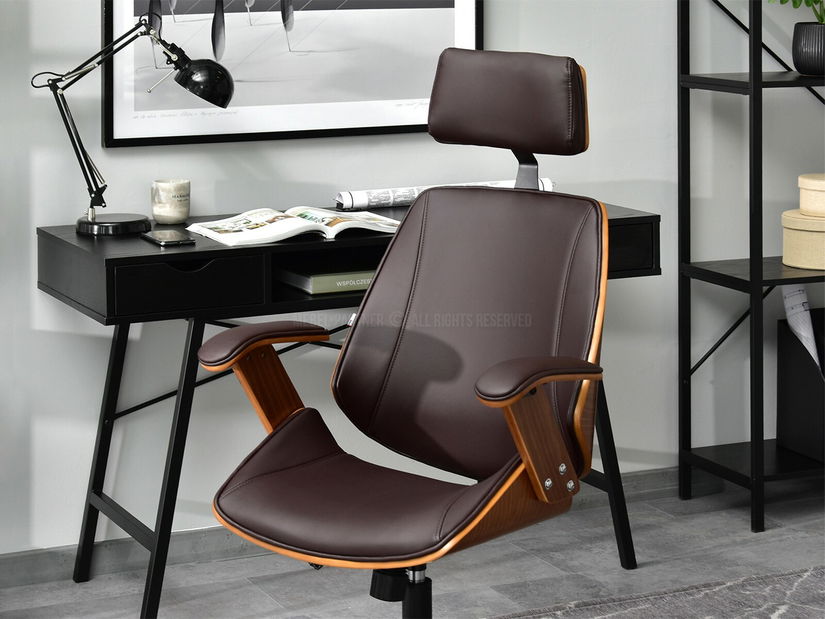 Fotelja Franc (orah + crna)