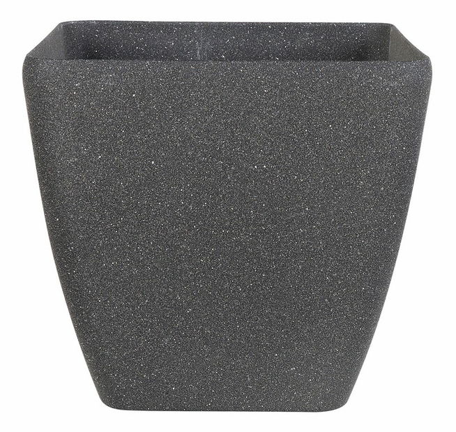 Set 3 buc ghiveci ZONS (sticlă laminat) (gri)