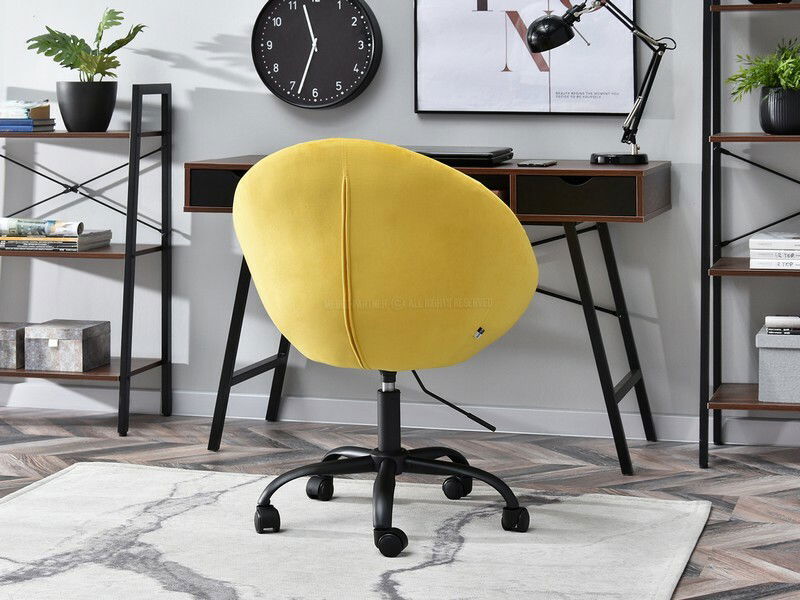 Kreslo Lush 4 (žltá + čierna)
