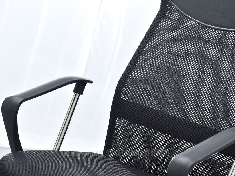 Scaun Osla (negru + crom)