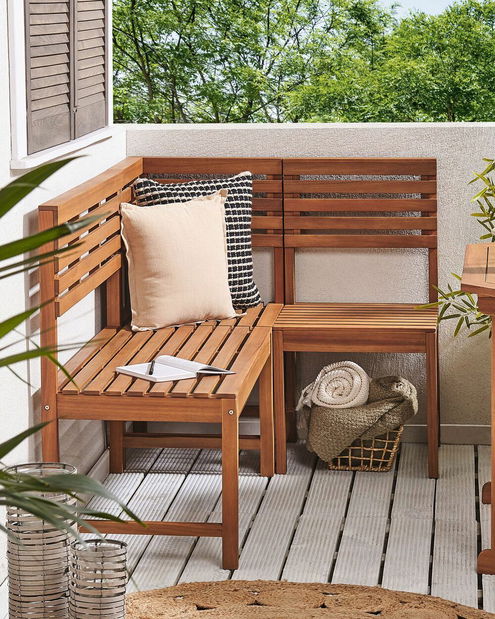 Záhradná stolička Tammi (svetlé drevo)