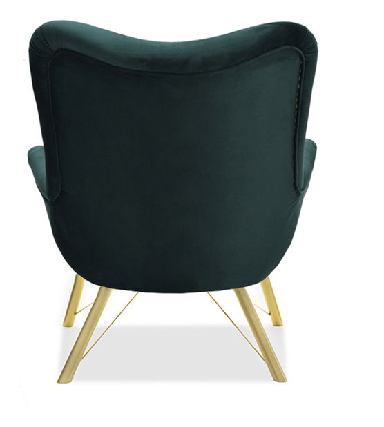 Fotoliu relax Dawntawn (verde + auriu)