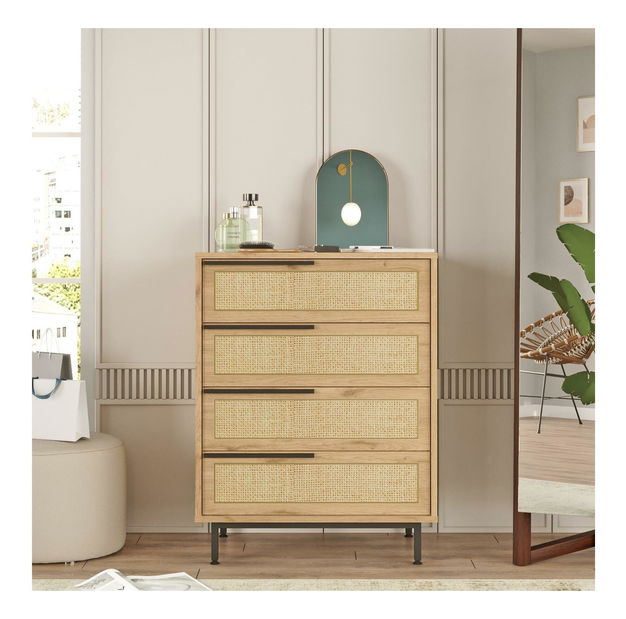 Comodă Otto 17 (nuc + stejar)