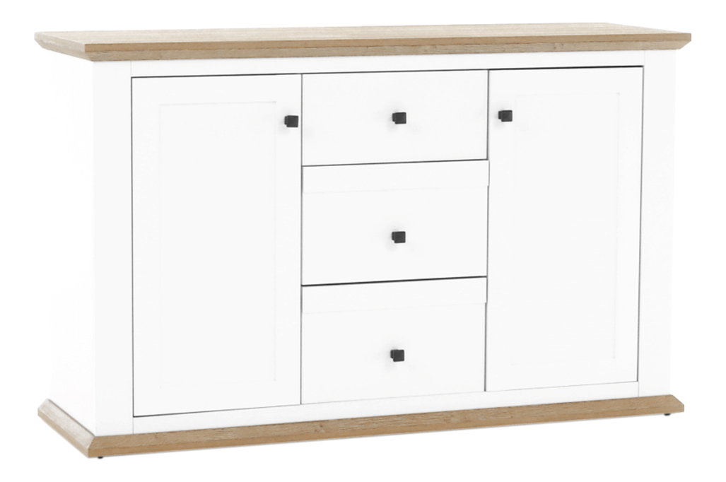 Komoda Leoras MZ11 (biela + dub grand)